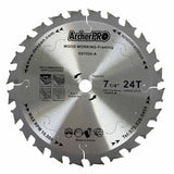 Circular Saw Blades for Wood Cutting 7-1/4" x 5/8" x 24 Teeth and 40 Teeth