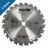 Circular Saw Blades for Wood Cutting 7-1/4" x 5/8" x 24 Teeth and 40 Teeth