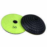 Archer PRO Convex Diamond Polishing Pads 4 inch for Stone and Concrete 50 Grit