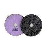 Wet Diamond Polish Pads 3 in. for Marble and Granite Polishing (8 Grits)