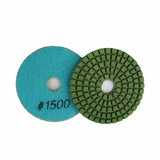 Wet Diamond Polish Pads 3 in. for Marble and Granite Polishing (8 Grits)