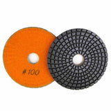 Wet Diamond Polish Pads 4 in. for Marble and Granite Polishing (8 Grits)