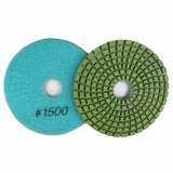 Wet Diamond Polish Pads 4 in. for Marble and Granite Polishing (8 Grits)