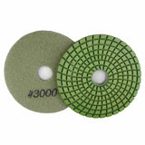 Wet Diamond Polish Pads 4 in. for Marble and Granite Polishing (8 Grits)