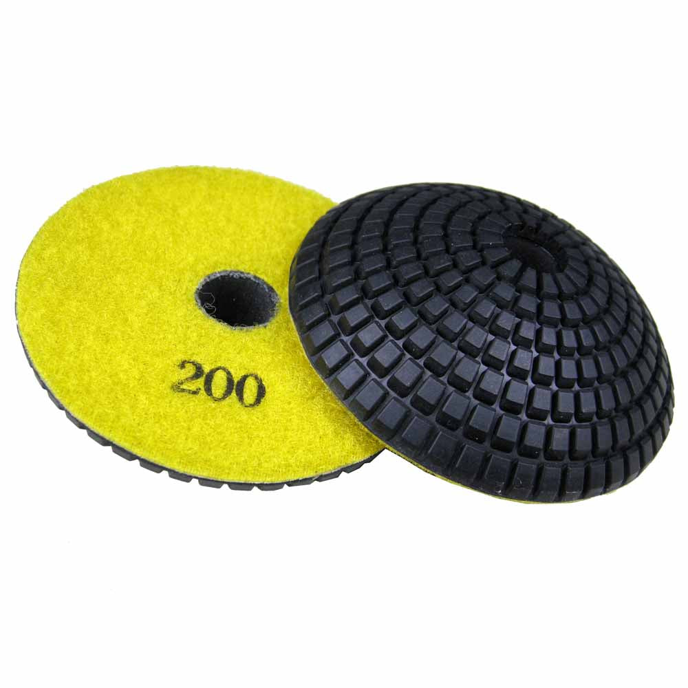 Convex Diamond Polishing Pads 4 inch for Stone and Concrete