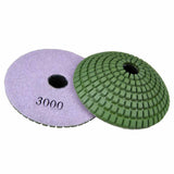 Archer PRO Convex Diamond Polishing Pads 4 inch for Stone and Concrete 3000 Grit