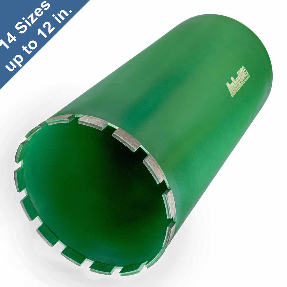 Diamond Core Drill Bits with VTip for Concrete Drilling (14 Sizes)