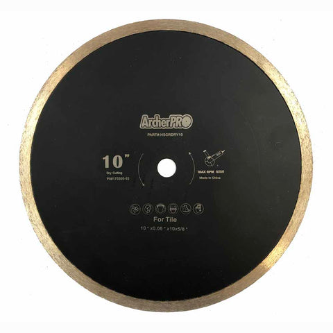 Archer PRO Professional Grade Dry Cutting Tile Blade