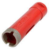Dry Diamond Core Bits with Side Strips for Stone Drilling (10 Sizes)