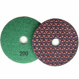 Dry Diamond Polish Pads 4 in. for Stone Polishing (8 Grits)