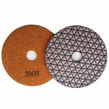 Dry Diamond Polish Pads 4 in. for Stone Polishing (8 Grits)