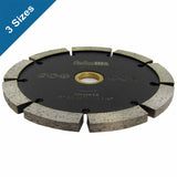 Tuck Point Diamond Blades for Mortar Grooving and Removal (3 Sizes)