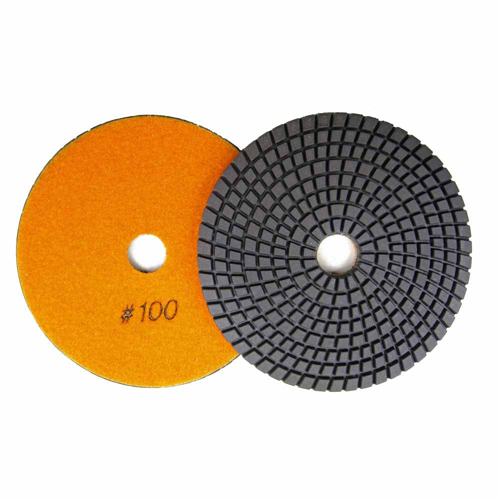 Wet Diamond Polish Pads 5 in. for Granite and Marble Polishing (8 Grit